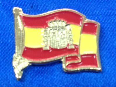 Pin Bandera España ondulada